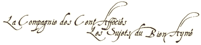 Logo Compagnie des Cent Associes et Sujets du Bien Aimé
